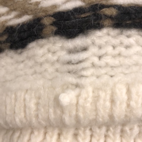 Free People Ivory Comb Poncho XS/S - Picture 5 of 6